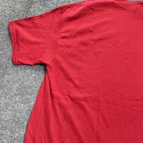 Atlanta Falcons Shirt Mens XL Red Majestic NFL Super Bowl LI 51 Destination New - Picture 13 of 13